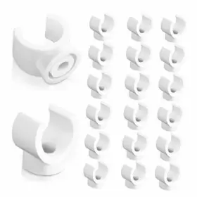 Abeillo Abeillo-538115 20 Packs 1/2 Inch Pex Clips Pipe Hangers Clamps Support Holder 16 Mm U