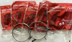 Ace Hardware 082901068181 10 Total New Dryer Vent Duct Spring Tension Clamps 4 Inch Diameter Metal Five 2pks