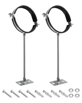 Aegis Performance Tar6ph1015 2 Pack 6 Inch Pipe Hanger Bracket With 16 Extension Rod Heavy Duty Aegis Performance Tar6ph1015 2 Pack 6 Inch Pipe Hanger Bracket With 16 Extension Rod Heavy Duty