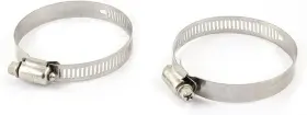Aexit 726084116351 2 Pcs Worm Gear Hose Clamps Stainless Steel 46mm To 70mm Pipe