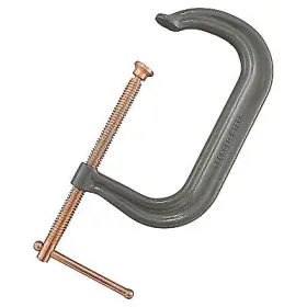 Anchor Brand 410c Drop Forged C-clamp Sliding Pin Handle 6 In Throat Depth 10 L Ors Nasco