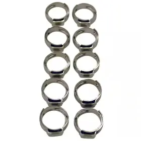 Apollo 313025327381 1/2 Inch Stainless Steel Pex-b Barb Pinch Clamp 10-pack