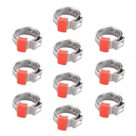 Apollo 445032817890 1/2 Inch Stainless Steel Pex-b Barb Pro Pinch Clamp 10-pack