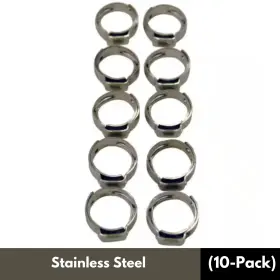 Apollo 744110350890 1/2 Inch Stainless Steel Pex-b Barb Pinch Clamp 10-pack Apollo 744110350890 1/2 Inch Stainless Steel Pex-b Barb Pinch Clamp 10-pack