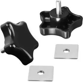 Aqbb 901022 Black Rv Awning Brace Knob Or Rafter Locking Knobs With Clamp Fit