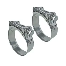 Bekelan Auto Bek-tbc104-112 T-bolt Hose Clamps Heavy Duty Adjustable Tube Clamp 304 Stainless 104-112mm 2