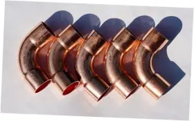 Brightline Mfg 34-lt- Copper Line Set Pipe Fitting3/4 Inch Long Radius Elbow Lr 90 Hvac Lead-free And