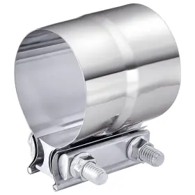 Bylikeho 1421djpqgj001 4-5 Inch Stainless Steel Exhaust Clamp - Lap Joint Coupler Sleeve Band For Exhaus