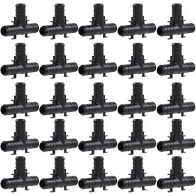 Cash Acme Up362 1/2 Inch Poly Crimp Tee Pack Of 25 Pex Pipe Pe-rt