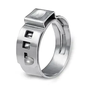 Conversancy 730869034013 50 Pack Pex Cinch Clamp Rings Stainless Steel Fittings Crimp 1 Inch