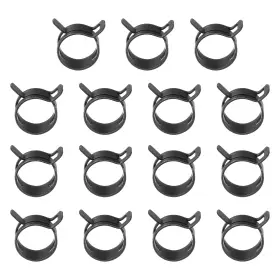 Duefixing 693974179904 15 Pack Spring Band Hose Pipe Clamps For 18-20mm Od Black Duefixing 693974179904 15 Pack Spring Band Hose Pipe Clamps For 18-20mm Od Black