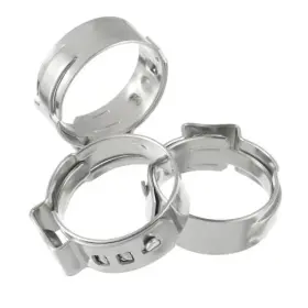 Eplzon Ep-1/2in-50pcs 1/2 Inch Pex Clamps Rings Stainless Steel Single Ear 1/2in 50pcs