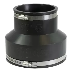 483801 EVERFLOW Pvc Flexible Reducing Coupling Steel Clamps