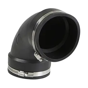 Everflow 804595048559 Supply Giant 6i77 Flexible Elbow Coupling With Stainless Steel Clamps 4 Inch