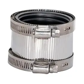Ez-flo 091712434030 2 Inch No-hub Coupling With Stainless Steel Clamps 43403