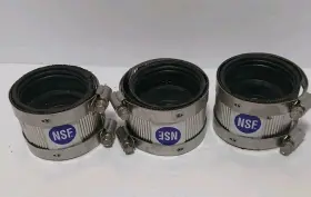 Fernco 018578000766 Pnh-22 2 Inch Standard No Hub Coupling Lot Of 3