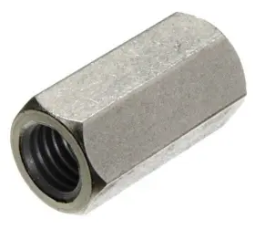 Hilu9 45136 1/2-13-inch Stainless Steel Coupling Nut 5-pack