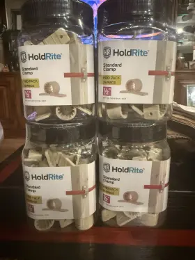 Holdrite 231j25 4 Standard Clamps Plastic 1/2 25 Pack