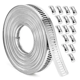 Homanu Hc-36 15 Hose Clamp Diy 36 Ft Metal Strapping With Strap 15 Fasteners