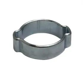Interstate Pneumatics H618-25k Double Ear Steel Hose Clamp Zinc Plated 15-18 Mm