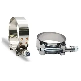 Jersvimc Jersvimc0908-0132 2pcs 2 1/2 Inch T-bolt Hose Clamps For Range 70-78mm