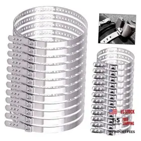 Keadic K-368 24pcs Cv Boot Clamp Stainless Steel Joint Clamps - 12 Set Keadic K-368 24pcs Cv Boot Clamp Stainless Steel Joint Clamps - 12 Set