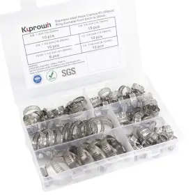 Leytonda Ltd-hscp01 Hose Clamp- Kuprowin 66pcs Adjustable Stainless Steel Clamps Assortment