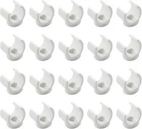 Litoexpe 313037592586 3/4 Inch Pex Pipe Clamps 20mm Pvc Holder Plastic U-hook