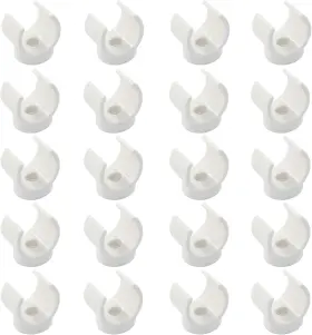 Litoexpe Gaoc1313 1 Inch Pex Pipe Clamps 50 Pcs 25mm Pvc Holder Plastic U-hook Sup