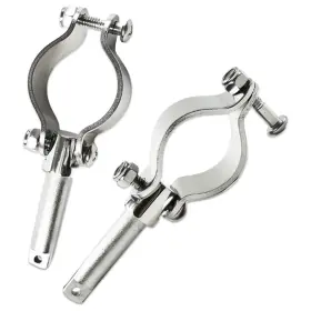 Marine City 812525030932 Round Rowlock Oarlock Stainless Steel Ideal For Boats 2 Pcs