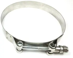 Meridian Vehicle Parts Jtbf475s Mvp Sae 124 All 300 Stainless T Bolt 4-1/2 Inch Hose Clamp - Range 4-3/4 To Meridian Vehicle Parts Jtbf475s Mvp Sae 124 All 300 Stainless T Bolt 4-1/2 Inch Hose Clamp - Range 4-3/4 To