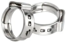 Mispire Mi-pc-012-12 Pex Cinch Clamps - Stainless Steel 304 Pinch For Pipe 1/2 Inch 12 Pack