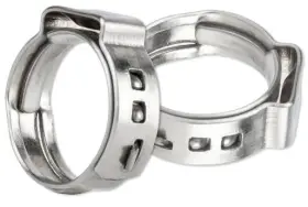 Mispire Mi-pc-058-25 25 Pack 5/8 Inch Pex Clamps Pipe Cinch Stainless Steel 304