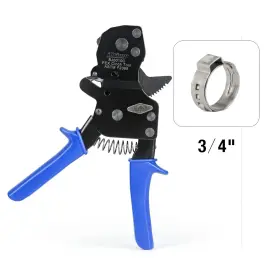 Nobrand Bj0010c Icrimp One-handed Pex Clamp Cinch Tool And 50 Pack 3/4-in Clamps