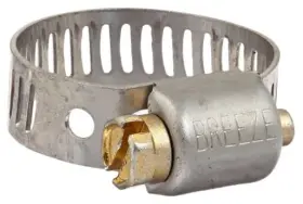 Noslp 3506 Miniature Stainless Steel Hose Clamp Worm-drive Sae Size 6 7/16 Inch To 25/32