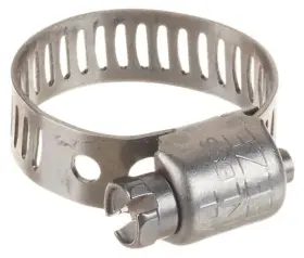 Noslp 3606 Miniature Stainless Steel Hose Clamp Worm-drive Sae Size 6 7/16 Inches