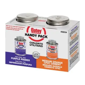 Oatey 30234 Handy Pack Orange Primer And Cement For Cpvc 4 Oz. - Total Qty 12 Each