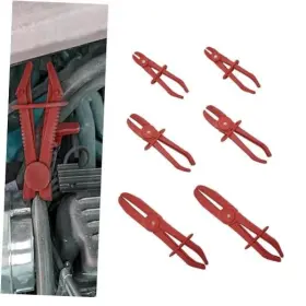 Opuweiy Opumpn1 6 Pcs Hose Pinch Off Pliers Nylon Fuel Line Clamp Tool 3 Sizes Flexible