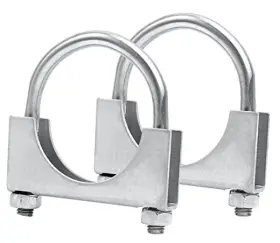 Palozo Ec-2.75 Heavy Duty 2.75 Inch Exhaust U Clamps 2-3/4 Saddle Style Muffler U-bolt