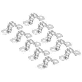 Patikil Pta231223tt000608eu 1.97 Inch/50mm Rigid Pipe Strap Clamp 30 Pcs 304 Stainless Steel Two