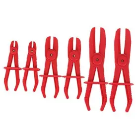 Pei Hong 696629695118 6 Pack Hose Clamp Pliers - Pinch Line Clamps For Fuel Gas Brake