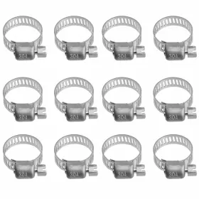 Penck 615150929400 12 Pack 1/2ftft - 3/4ftft Hose Clamps Stainless Steel Worm-gear Clamp