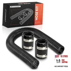Premiumpartswhosale Aphsk003 24 Inch Universal Flexible Radiator Hose - Stainless Steel Water Black Premiumpartswhosale Aphsk003 24 Inch Universal Flexible Radiator Hose - Stainless Steel Water Black