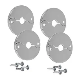 Procuru E3755-4p Pack 1/2-inch Cts 5/8 Inch Od E3755 Hinged Split Escutcheons 0.5 4