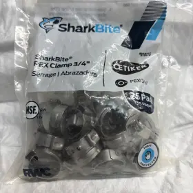 Reliance Worldwide Corporation Uc955cp25z Sharkbite 3/4 Inch Pex Each Stainless Steel Crimp Rings