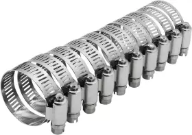 Roadformer Rcf20ss 1.25 Inch Worm Gear Hose Clamp - Sae 20 Size Full Stainless Steel With 1/2 Band Wo