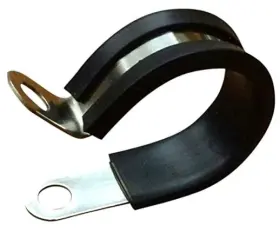 Seven T-00-125 10pack 1.25-inch Rubber Cushioned Insulated Clamp Stainless Steel