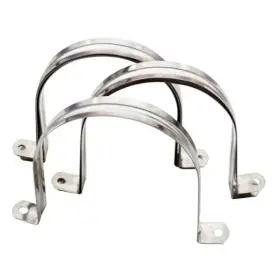 Sipulay-tools 778299857130 6pcs Two Hole Strap U Bracket M100 Rigid Pipe Clamp 304 / 4inch