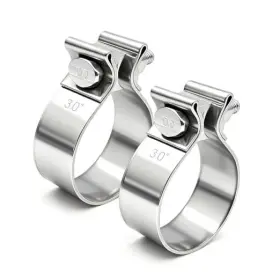Skymiro Cpql-3in-2 3 Inch Exhaust Clamp Narrow Band Muffler Clamps 3in 2pcs