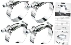Speedwow Tuning Es11419s3.0-4-amz1 3 Inch T-bolt Hose Clamps Stainless Steel 304 Turbo Intake 77-85mm